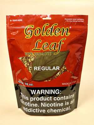 Gravure Printed Aluminium Tobacco Bag With Heat Seal and CMYK Printing