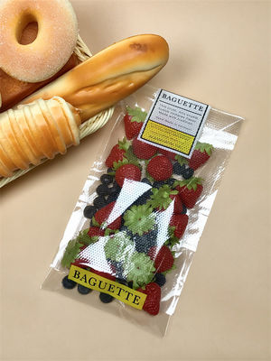 Custom Perforated Bread Bag Breathable Food Packaging with Freshness Guarantee