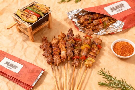 Customizable disposable greaseproof takeaway aluminum foil lined paper bag for BBQ/skewers/chicken/hot dog