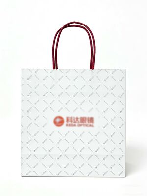 Customizable Disposable Kraft Paper  twisted  handle  Bag Printing  Take Away Bag Shopping Bags
