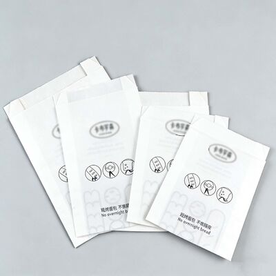 Eco Friendly Custom Recycled Bread Bag with Bespoke Logo Design and Adjustable Strap Bakery Bag Bread Bag Food Bag