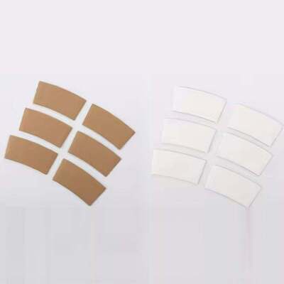 Custom Disposable Kraft Coffee Cup Sleeve Kpop Inspired Corrugated Paper for Hot Drinks Like Tea Milk Craft Paper