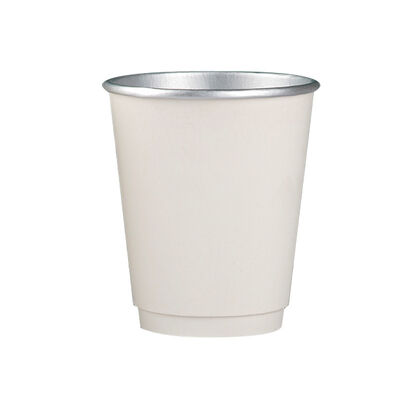 Custom High Quality Gold Foil Paper Disposable Cup Cups