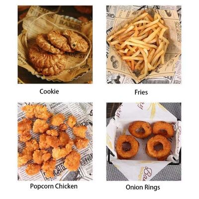 Custom Fast Printed Food Wrapping Packaging Deli Hamburger Wrapper Burger Wrap Greaseproof Sandwich Paper