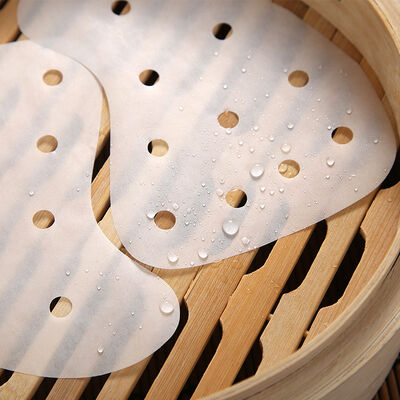 Customizable Steamer Paper - Food-Grade Non-Stick for Dumplings/Buns Ideal for Home & Commercial Use