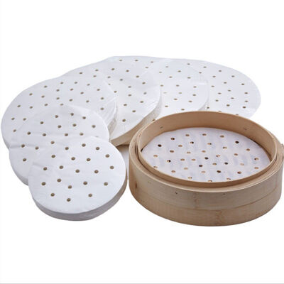 Customizable Steamer Paper - Food-Grade Non-Stick for Dumplings/Buns Ideal for Home & Commercial Use