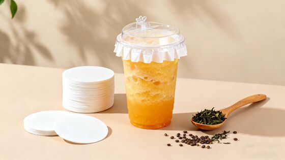 Custom Food-Grade Leak-Proof Bubble Tea Cup Seal Sheets