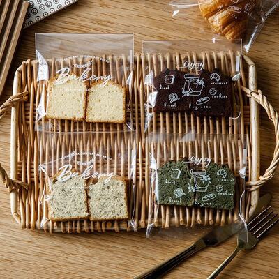 Custom Flat Opp Plastic Bread Transparent Clear Food Packing Bag