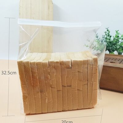 Custom  Transparent Bread Bag With Tin Tie For Food Packaging