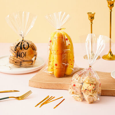 Customizable Plastic Long Loaf Bread Bags For Food Packaging