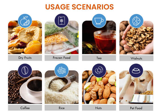 Customizable Stand up Pouch With Window  Food Packaging Bag Ziplock Bag