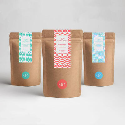 Customizable Pattern Stand-up Pouches For Food Packaging