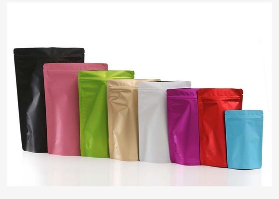 Customizable Stand up Pouch With Lock  Food Packaging Bag Ziplock Bag custom Color