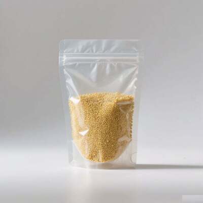 Customizable Plastic Clear Transparent/Frosted Food-Grade Stand-Up Self-Sealing Bags For Food Packaging