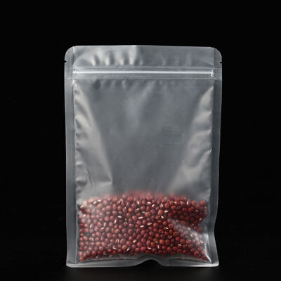 Customizable Food-Grade Transparent/Frosted Flat Satchel Self-Sealing  Plastic Bags  For Food Packaging