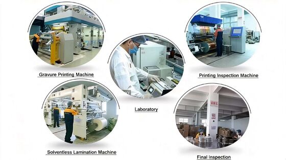 Wholesale Custom Flat-bottom Kraft Bag | Self-sealing Aluminum-plated (MOQ 50000, FDA Approved