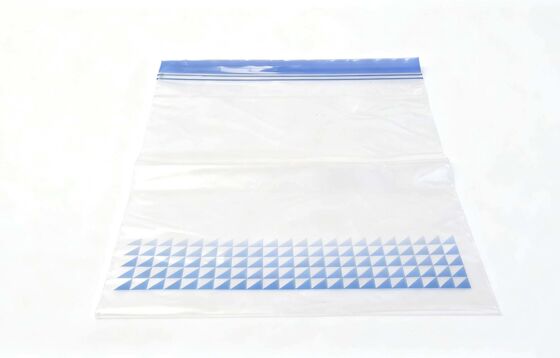 PE Food Grade Biodegradable Double Zip Lock Custom Printed Large Plastic Ziplock For Fruits and VegetablesStorage Waterproof