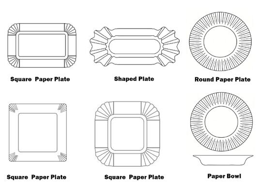 Durable Paper Plates disposable heavy duty large size ideal for catering events parties outdoor picnics and food service