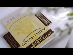 Custom Bopp Clear Wicketed Bags Recyclable Bakery Bread Packaging Bag