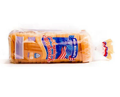 Recycled PP Plastic Bread Bags Customized Poly Plastic Packaging