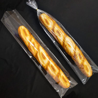 Custom PP Printed Homemade Recycle Plastic Bread Bags Transparent Color