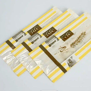 Packaging Bread Paper  Plastic Bread  Bags Custom Storage Kraft Bakery Bags Iso