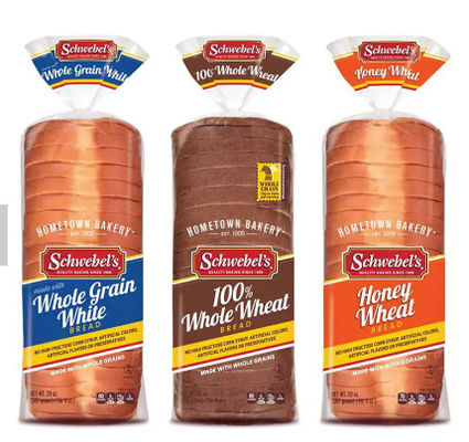 Custom Transparent Recycle Plastic Bread Bags Recyclable Material BRC