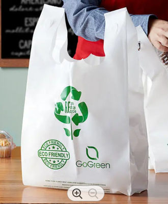 Tint Plastic Biodegradable Shopping Bag Compostable Earth Friendly