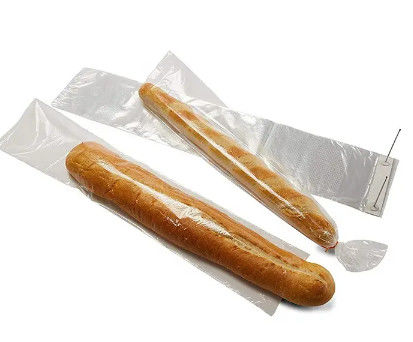 Recyclable Micro Perforated Plastic Bread Bags For Bread Printing Plastic Packaging