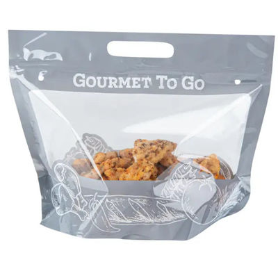 Recycled PET Ziplock Hot Chicken Bag Reusable For Baking And Roasting Chicken