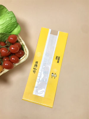 10 Coloured Print Recycled Bread Baguette Bags Custom Logo Long Baguette Shape