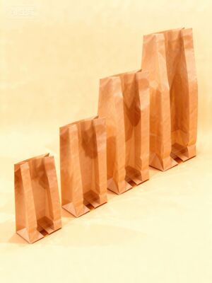 Custom kraft paper  claer window SOS bag Bakery Bag Bread Bag Food Bag