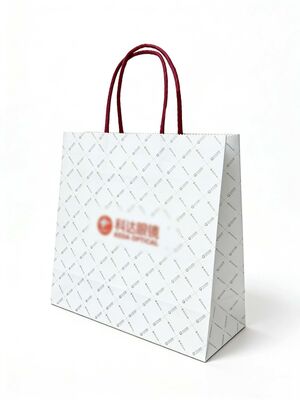 Customizable Disposable Kraft Paper  twisted  handle  Bag Printing  Take Away Bag Shopping Bags