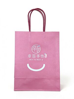 Customizable Recyclable Shopping Food Delivery Brown Craft Paper Bag Take Away Grocery Kraft Paper Carrier Bags with Handle Take away Bag