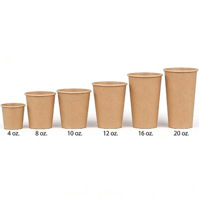 Customize Cup for Hot or Cold Drinks Kraft Cup