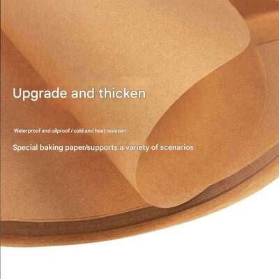 Factory Food Grade Greaseproof Custom Size Silicone Paper Baking Paper