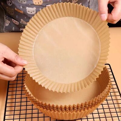 Customized Airfryer Water-proof air Fryer Disposable Paper Liners square Parchment Food Baking Reusable No Stick Liner Bowl Plates