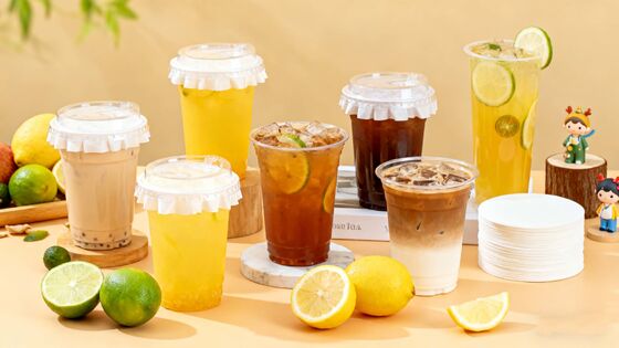 Custom Food-Grade Leak-Proof Bubble Tea Cup Seal Sheets