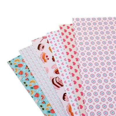 Custom Wholesale Greaseproof Disposable Recyclable Double Side gift packaging paper