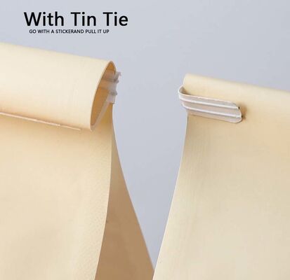 Custom Bread Bag With Tin Tie For Food Packaging