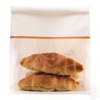Custom Bread Bag With Tin Tie For Food Packaging