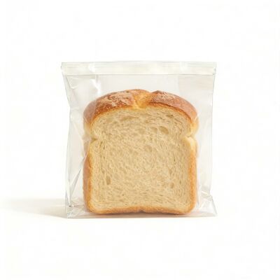 Custom  Transparent Bread Bag With Tin Tie For Food Packaging