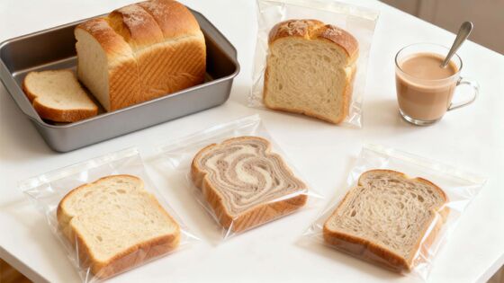 Custom  Transparent Bread Bag With Tin Tie For Food Packaging