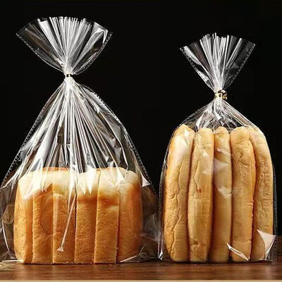 Custom Twist-Tie Plastic Bread Bags For Food Packaging