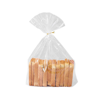 Custom Twist-Tie Plastic Bread Bags For Food Packaging