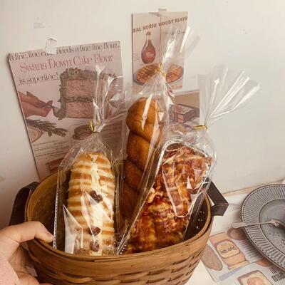 Customizable Plastic Long Loaf Bread Bags For Food Packaging