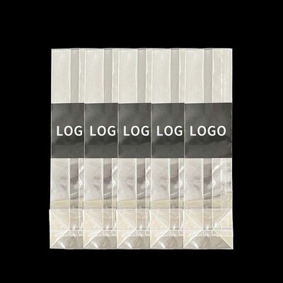Customizable Clear transparent square bottom Bag For Food Packaging