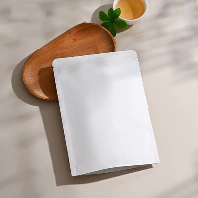 Customizable White Matte Stand-up Pouches For Food Packaging