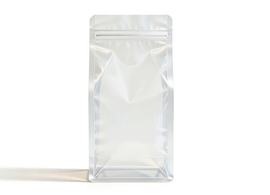 Customizable Clear transparent square bottom Bag For Food Packaging