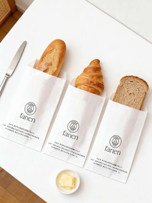 Reusable Plastic Bread Bag Packaging For Loaf Bread Compostable Customized Bakery Bag Food Bag